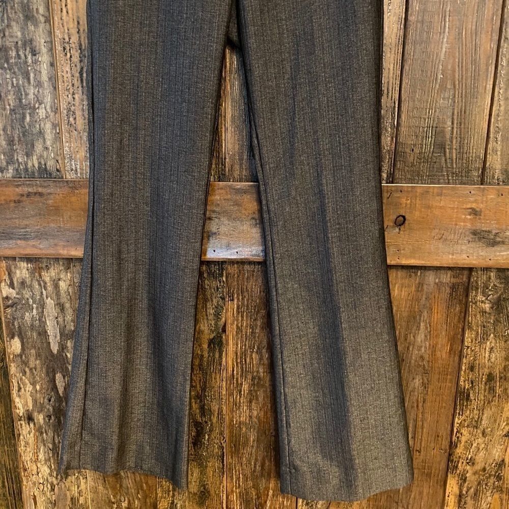 The Limited Sz 0 Brown Pin Stripes Drew Fit Career Workwear Casual Pants - Picture 5 of 11